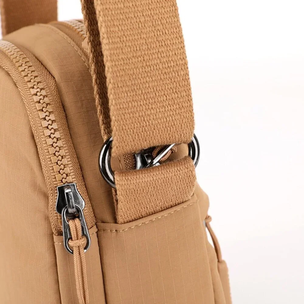 Nylon Crossbody Bag Women Waterproof Lightweight Shoulder Purse Organization